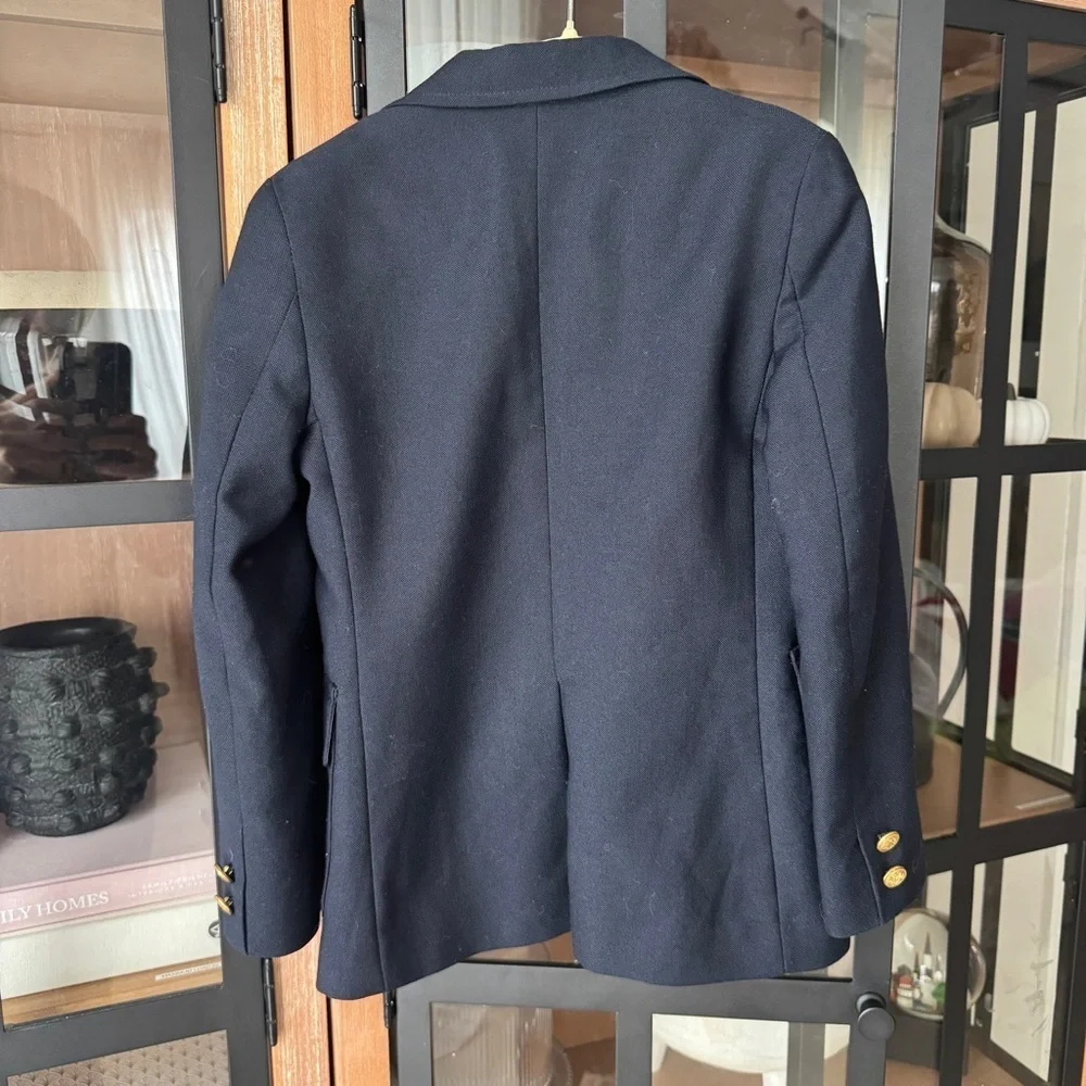Vintage Christian Dior blazer suit jacket boys navy formal blacktie gold buttons